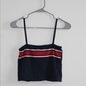 Brandy Melville Striped Tank/crop Top